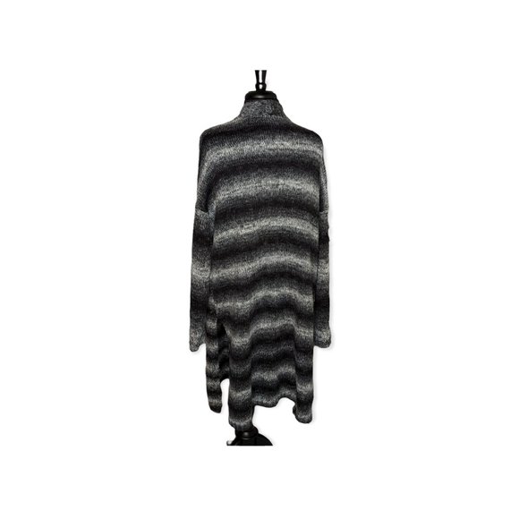Sonoma Black & Gray Long Open Front Cardigan Size XL - Picture 8 of 9